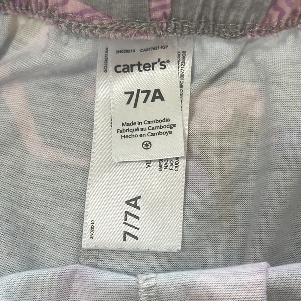 2 PAIRS OF Pajama Shorts Children's Place & Carter's Size 7 7/8 - Picture 8 of 10